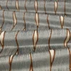 Zephi Fabric from Romo Zephi collection - blue striped velvet-chenille