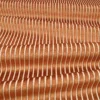 Stria Fabric from Romo Zephi collection - orange striped velvet-chenille