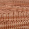 Atiba Fabric from Romo Zephi collection - orange striped velvet-chenille