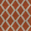 Inca Fabric from Linwood Fabrics Inca collection - red geometric velvet-chenille
