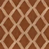 Inca Fabric from Linwood Fabrics Inca collection - orange geometric velvet-chenille