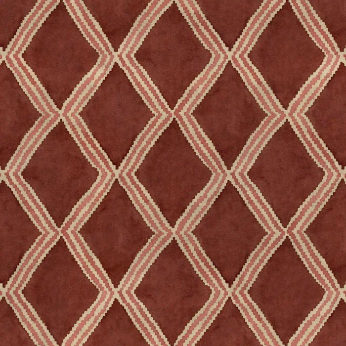 Inca Fabric - Blush Red swatch