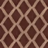Inca Fabric from Linwood Fabrics Inca collection - brown geometric velvet-chenille