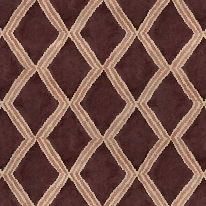 Inca Fabric - Sunset Maroon swatch