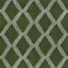 Inca Fabric from Linwood Fabrics Inca collection - green geometric velvet-chenille