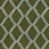 Inca Fabric from Linwood Fabrics Inca collection - green geometric velvet-chenille