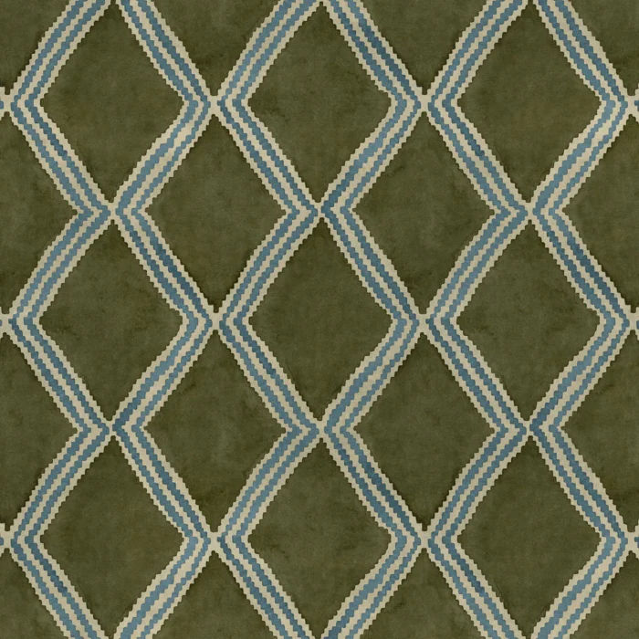Inca Fabric - Mossy Well swatch