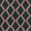 Inca Fabric from Linwood Fabrics Inca collection - blue geometric velvet-chenille