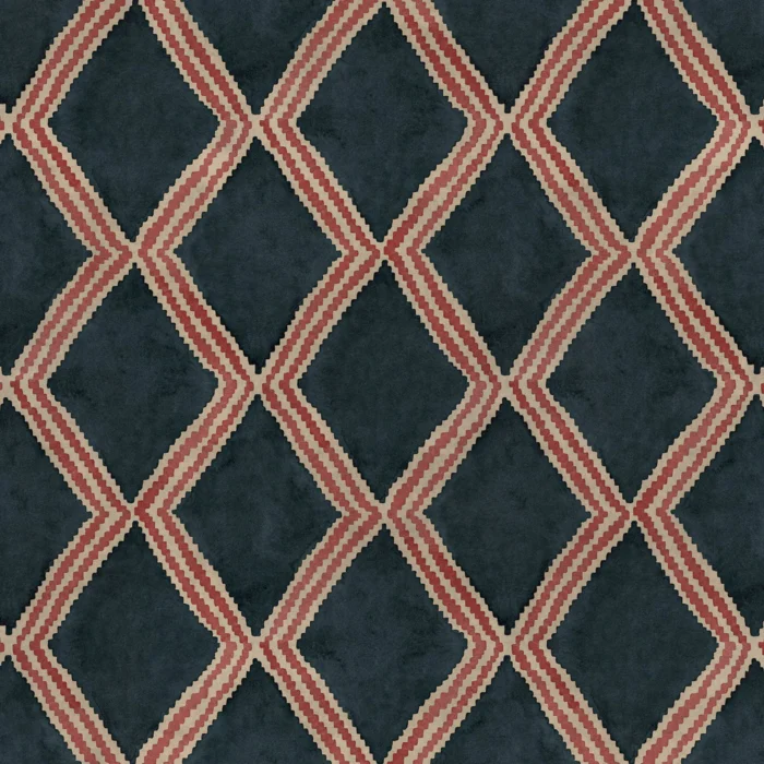Inca Fabric - Midnight Berry swatch