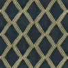 Inca Fabric from Linwood Fabrics Inca collection - blue geometric velvet-chenille