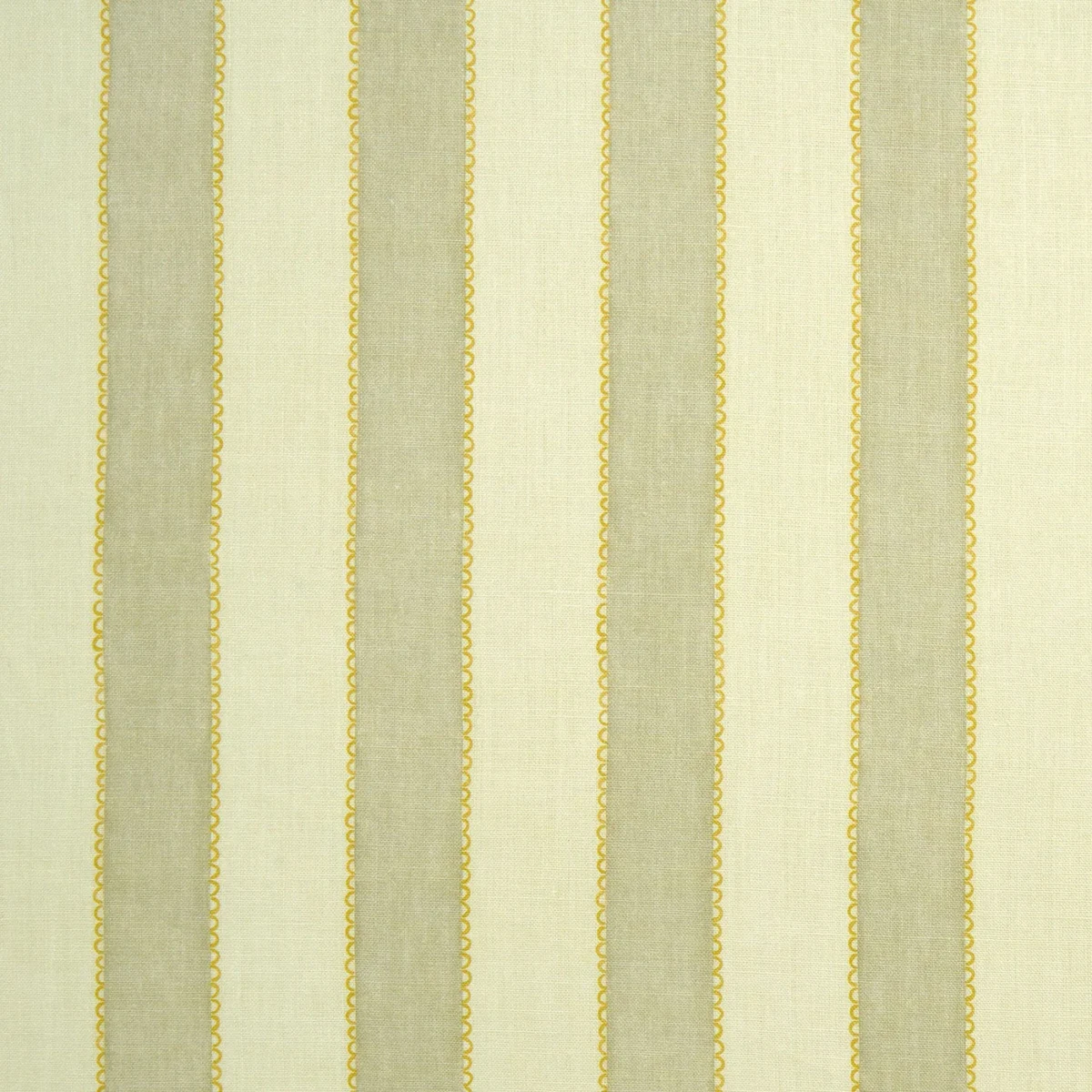 Lola Stripe Fabric - Straw Hat by Lola Stripe Fabric from Linwood Fabrics Lola collection - black-grey striped linen