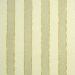 Lola Stripe Fabric from Linwood Fabrics Lola collection - black-grey striped linen