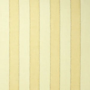 Lola Stripe Fabric from Linwood Fabrics Lola collection - yellow striped linen