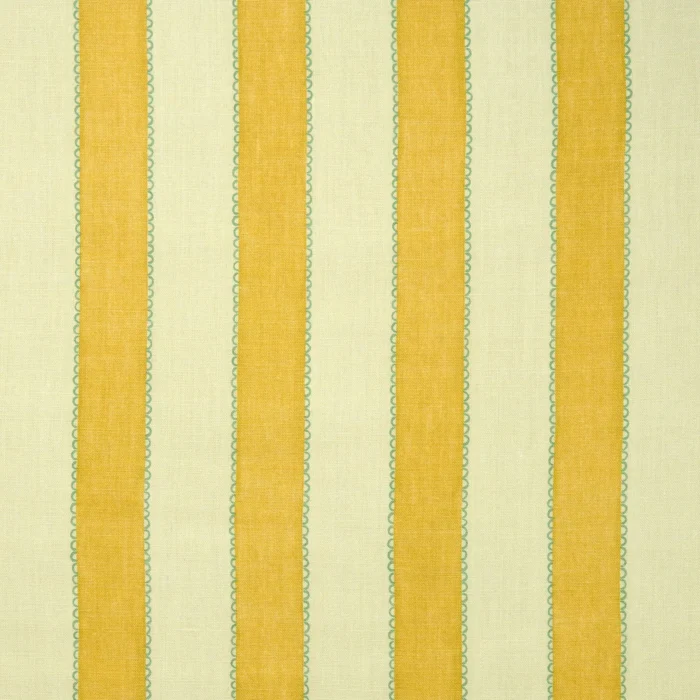 Lola Stripe Fabric - Marguerites swatch