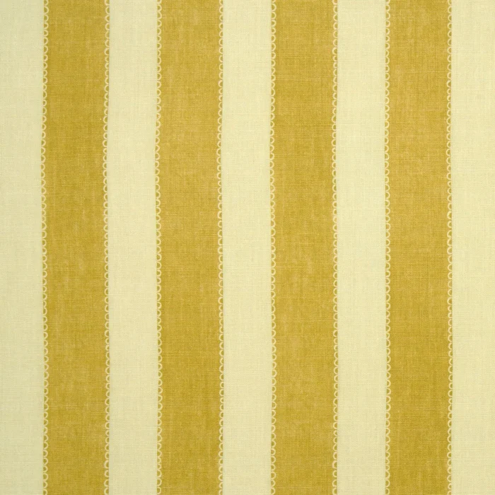 Lola Stripe Fabric - Dijon swatch