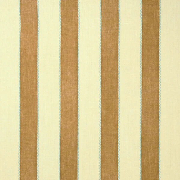 Lola Stripe Fabric from Linwood Fabrics Lola collection - brown striped linen