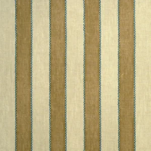 Lola Stripe Fabric from Linwood Fabrics Lola collection - brown striped linen