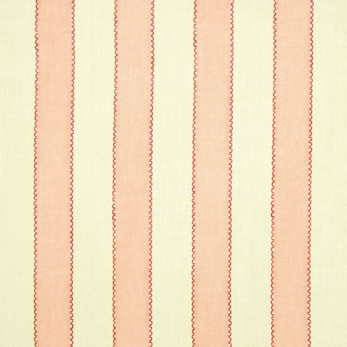 Lola Stripe Fabric - Pavlova swatch