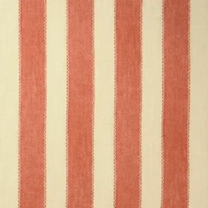 Lola Stripe Fabric from Linwood Fabrics Lola collection - red striped linen