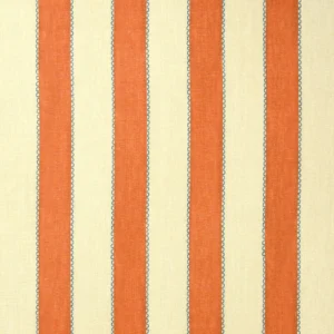 Lola Stripe Fabric from Linwood Fabrics Lola collection - red striped linen