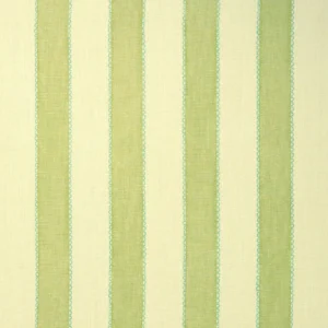 Lola Stripe Fabric from Linwood Fabrics Lola collection - green striped linen