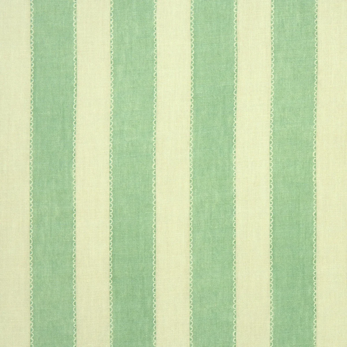 Lola Stripe Fabric from Linwood Fabrics Lola collection - green striped linen