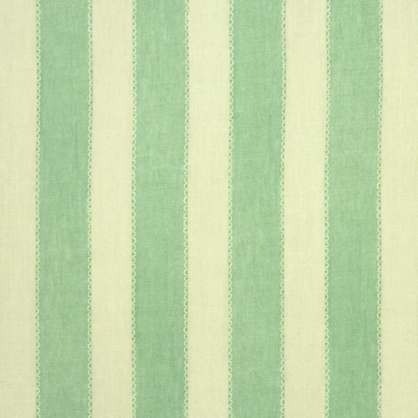 Lola Stripe Fabric from Linwood Fabrics Lola collection - green striped linen