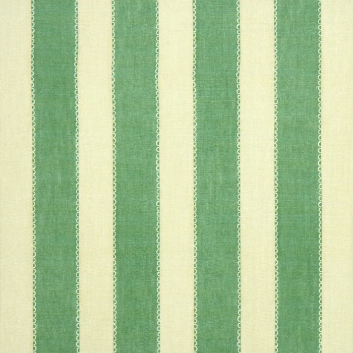 Lola Stripe Fabric - Kryptonite swatch