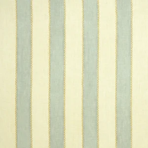 Lola Stripe Fabric from Linwood Fabrics Lola collection - blue striped linen