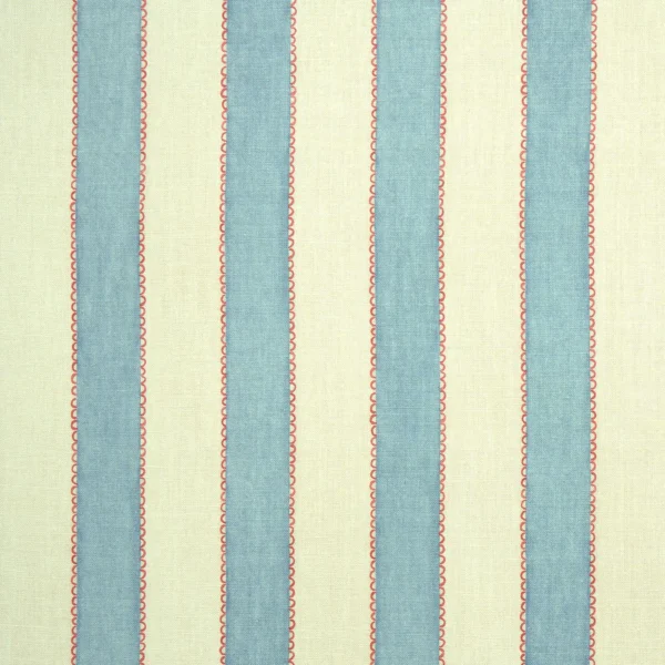 Lola Stripe Fabric from Linwood Fabrics Lola collection - blue striped linen