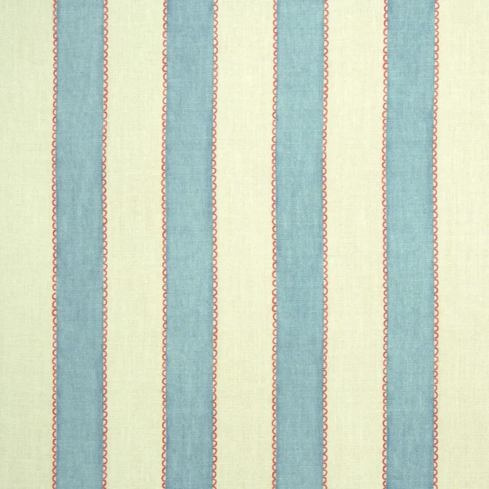 Lola Stripe Fabric - Cancan swatch