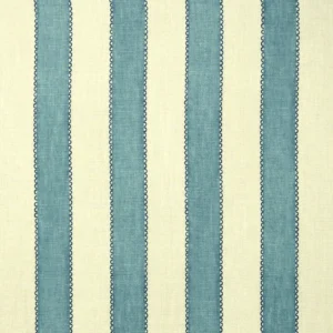Lola Stripe Fabric from Linwood Fabrics Lola collection - blue striped linen