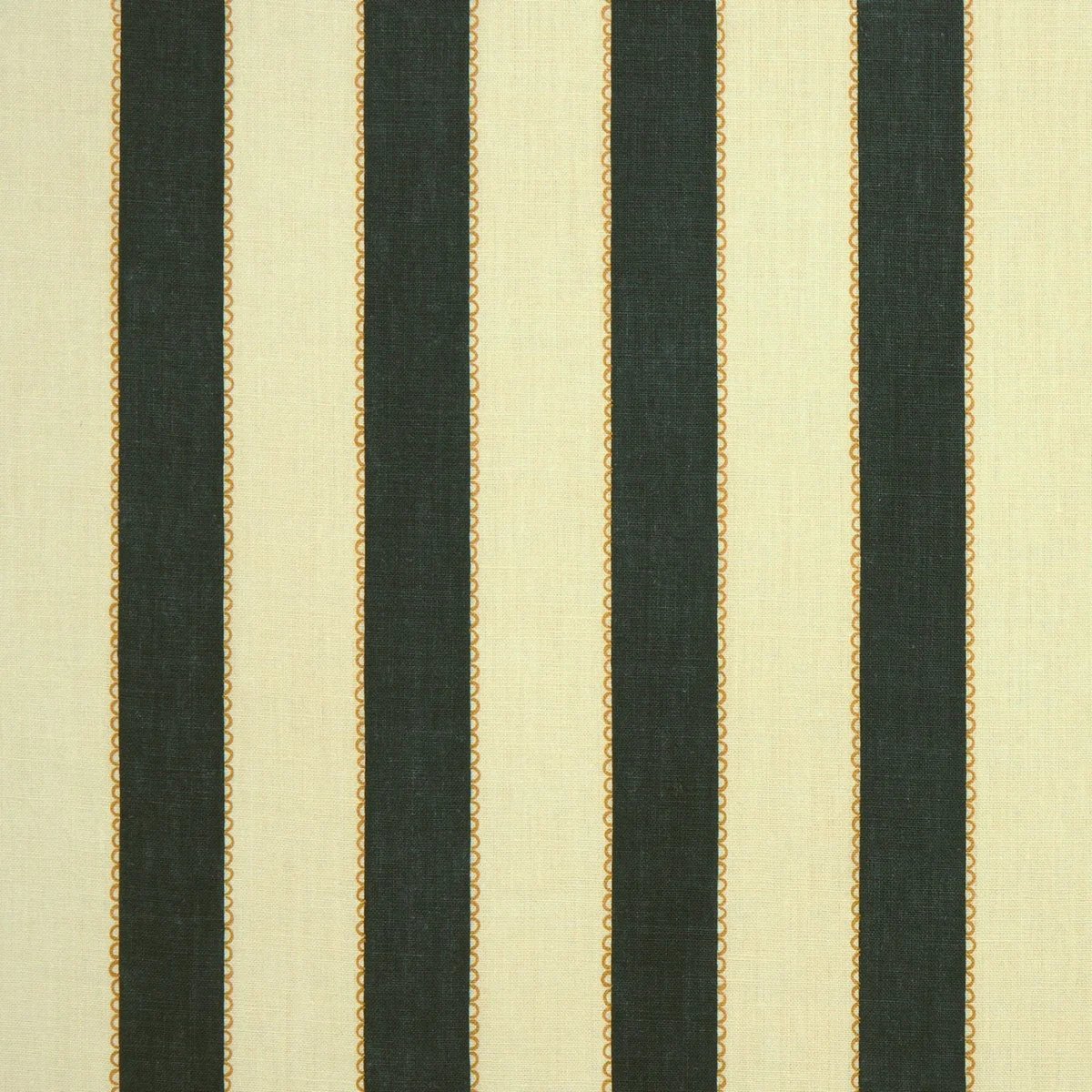 Lola Stripe Fabric - Spellbound by Lola Stripe Fabric from Linwood Fabrics Lola collection - black-grey striped linen