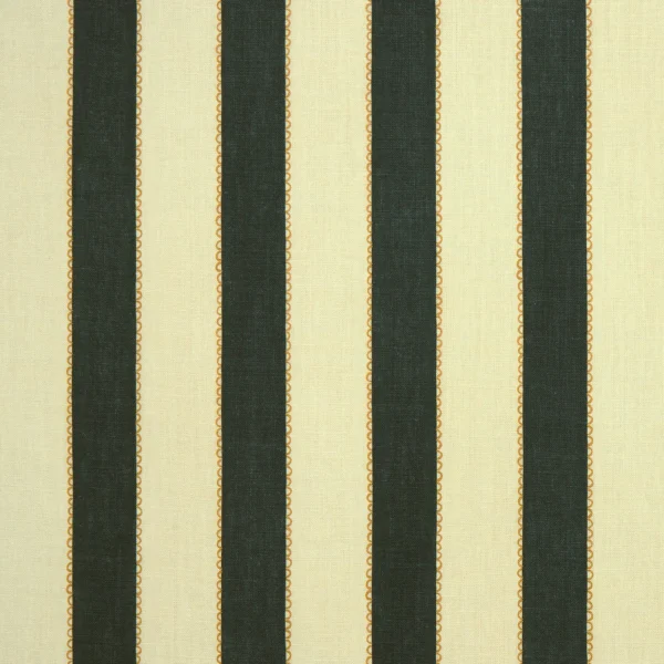 Lola Stripe Fabric from Linwood Fabrics Lola collection - black-grey striped linen