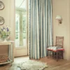 Lola Stripe Fabric from Linwood Fabrics Lola collection - blue striped linen