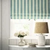 Lola Stripe Fabric from Linwood Fabrics Lola collection - blue striped linen