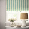 Lola Stripe Fabric from Linwood Fabrics Lola collection - blue striped linen