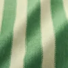 Lola Stripe Fabric from Linwood Fabrics Lola collection - green striped linen