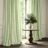 Lola Stripe Fabric from Linwood Fabrics Lola collection - green striped linen