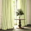 Lola Stripe Fabric from Linwood Fabrics Lola collection - green striped linen