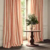 Lola Stripe Fabric from Linwood Fabrics Lola collection - red striped linen