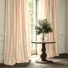 Lola Stripe Fabric from Linwood Fabrics Lola collection - pink striped linen