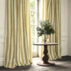 Lola Stripe Fabric from Linwood Fabrics Lola collection - brown striped linen
