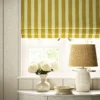 Lola Stripe Fabric from Linwood Fabrics Lola collection - yellow striped linen