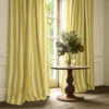 Lola Stripe Fabric from Linwood Fabrics Lola collection - yellow striped linen