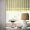 Lola Stripe Fabric from Linwood Fabrics Lola collection - black-grey striped linen