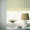 Lola Stripe Fabric from Linwood Fabrics Lola collection - neutral striped linen