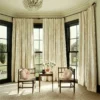 Lola Stripe Fabric from Linwood Fabrics Lola collection - neutral striped linen