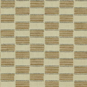 Strata Fabric from Linwood Fabrics Chesil collection - brown checked woven