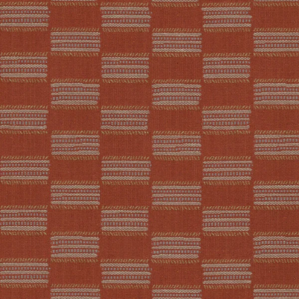 Strata Fabric - Pimento by Strata Fabric from Linwood Fabrics Chesil collection - red checked woven